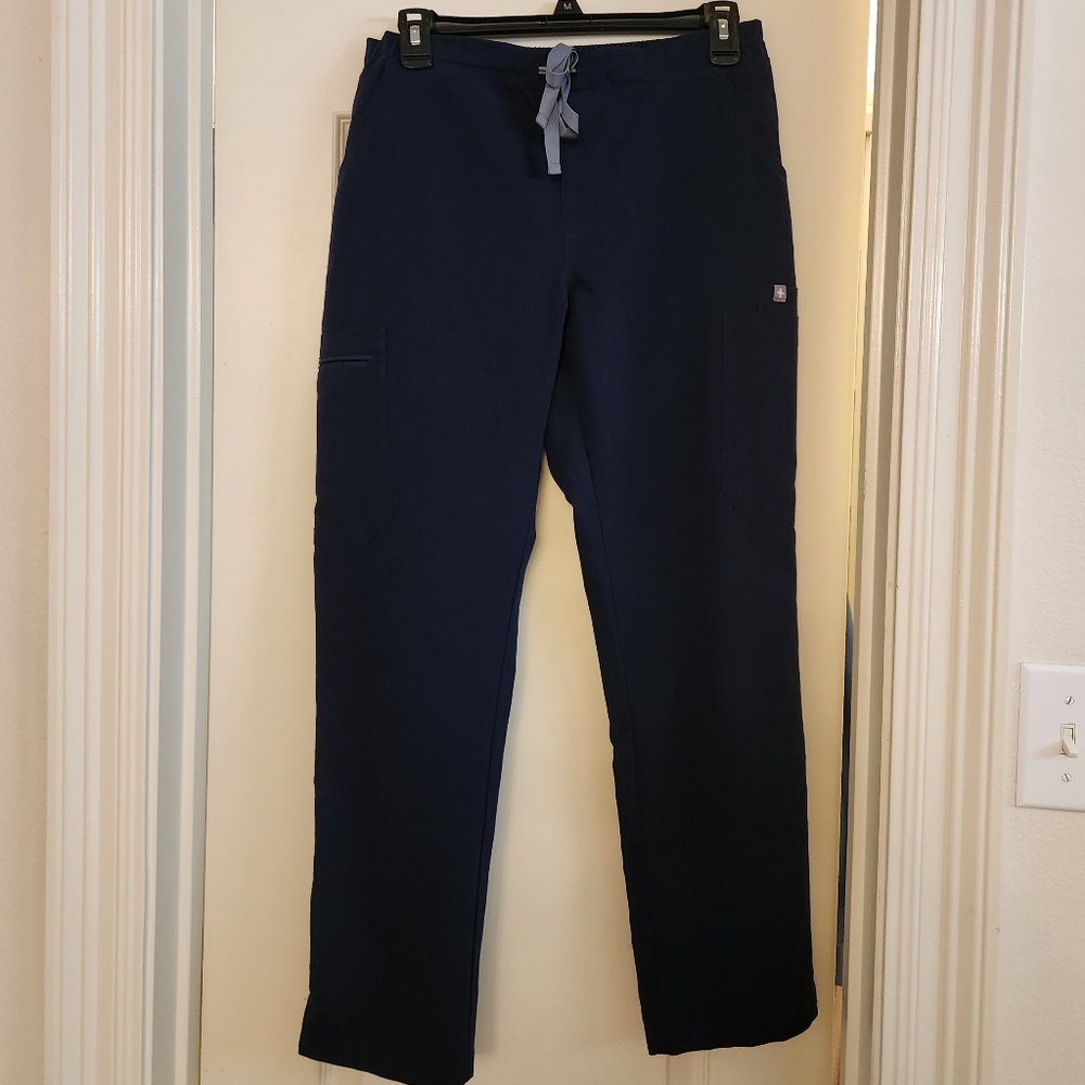 Figs Women's Navy Scrub Pants Small Petite S/P